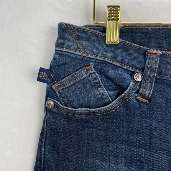 Rock & Republic Berlin Stretch Jeans Skinny Low Rise‎ Dark Wash Denim Size 10 - Picture 3 of 12